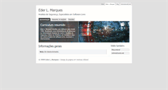 Desktop Screenshot of edermarques.net